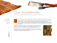 Tablet Screenshot of finewoodworksinc.net